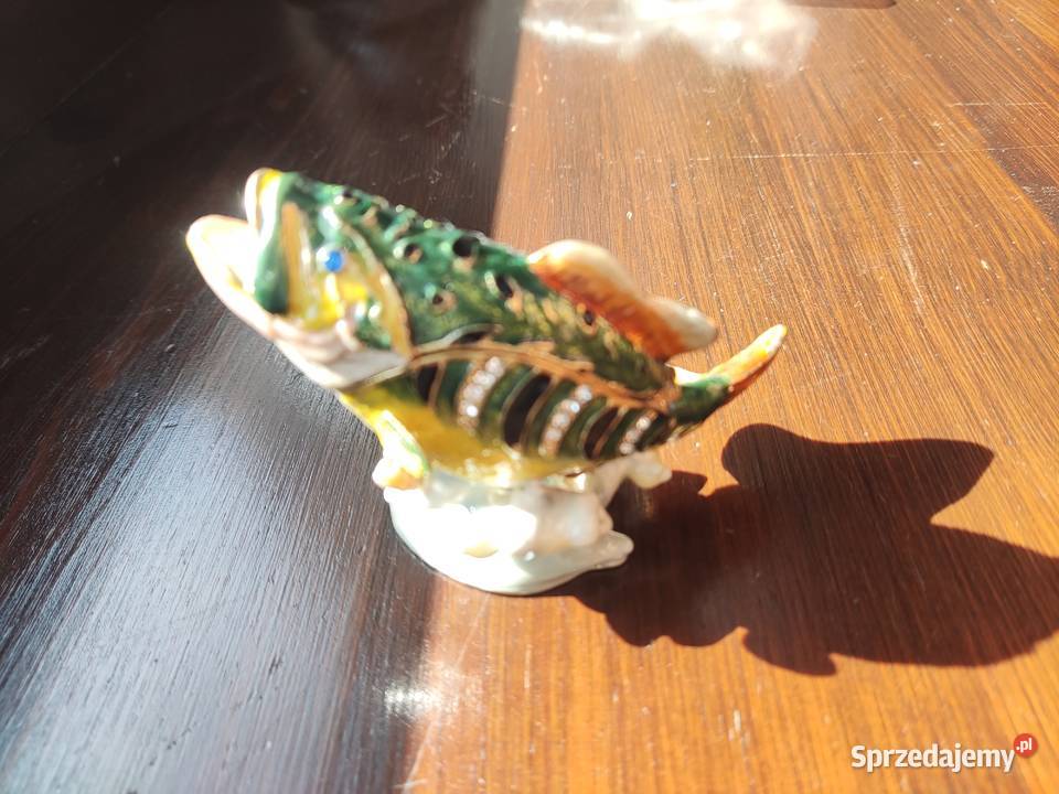 Ryba Luksusowa Szkatułka w Stylu Faberge