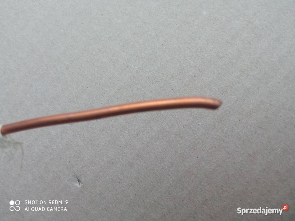 Drut miedziany średnicy 3mm Żagań