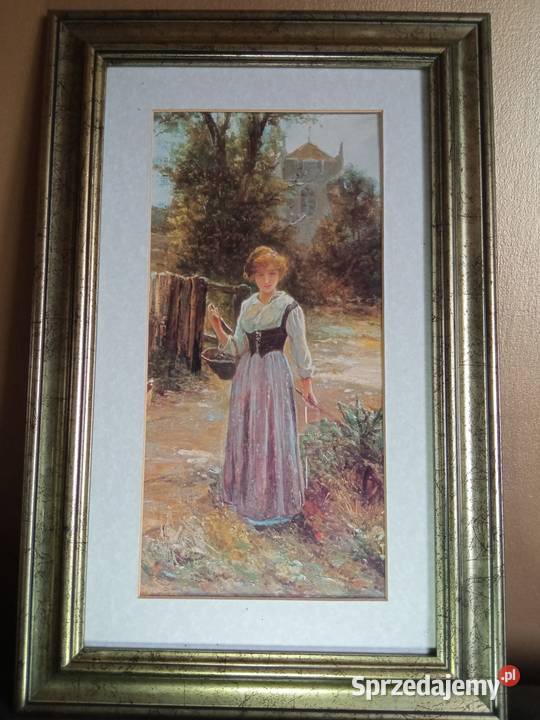 Obraz słynego malarza ERNESTA WALBOURNA COUNTRY Malarstwo