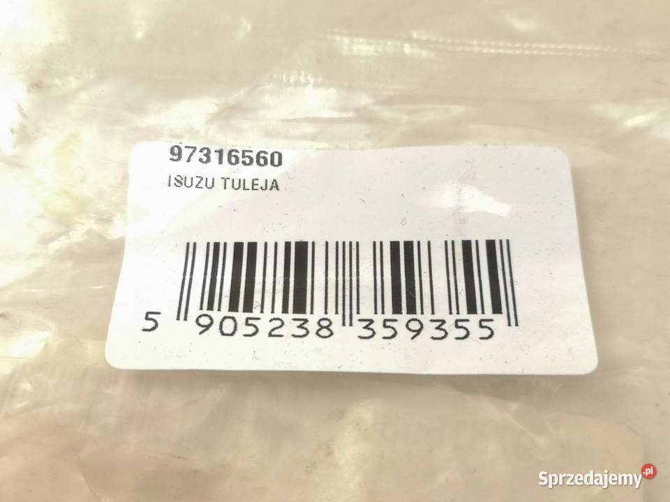 TULEJA ISUZU NKR77 NOWA ORYGINAŁ 97316560 lubelskie