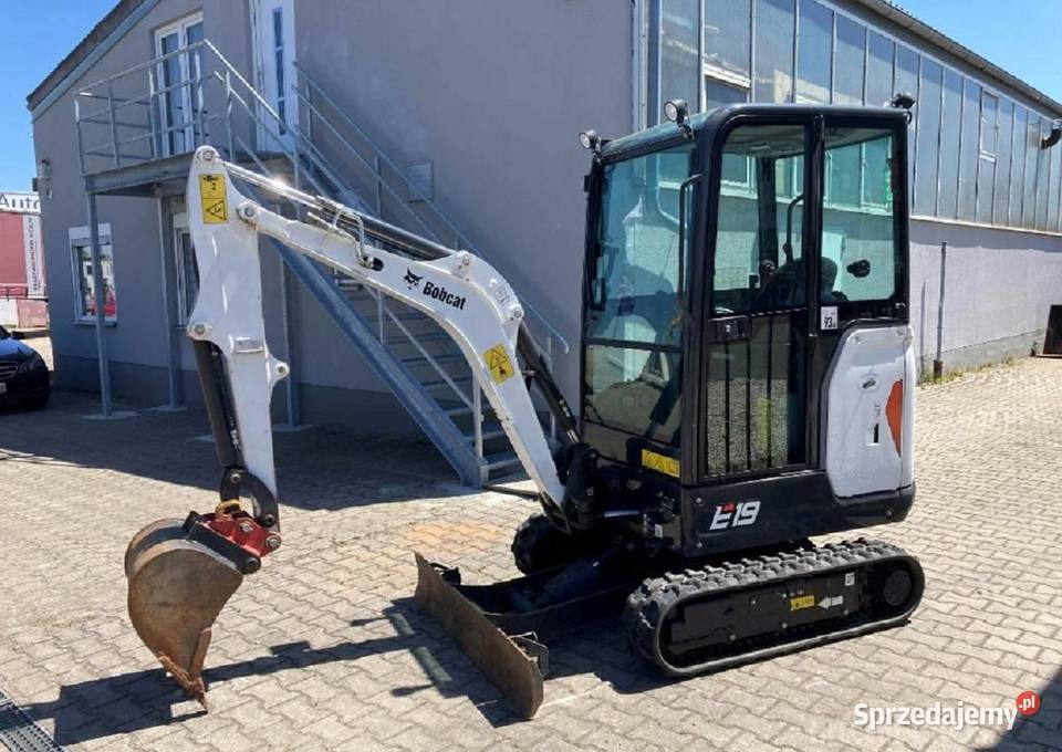 Bobcat E19 minikoparka 136 1 885 nie Lublin