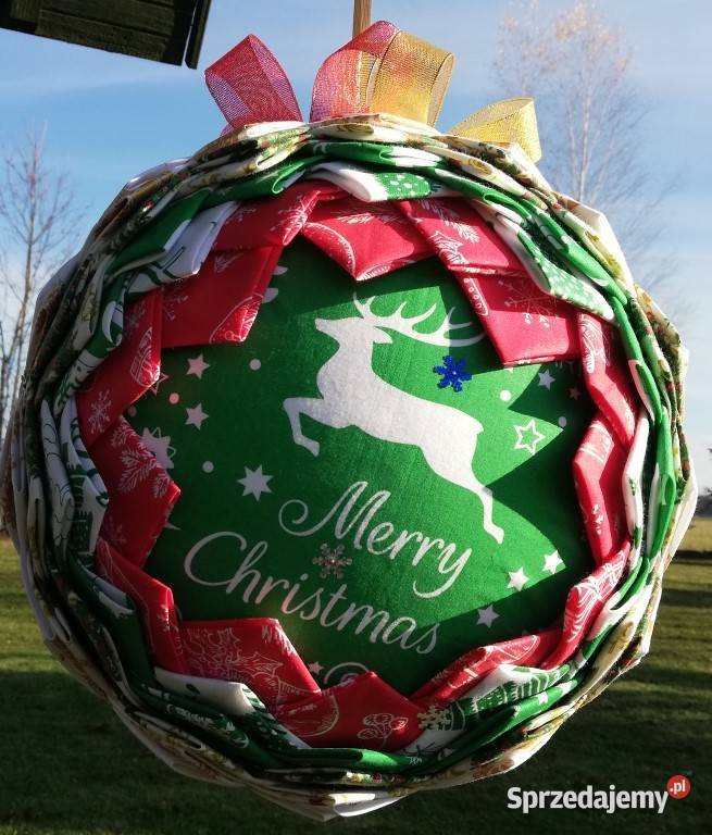Bombka 30 ozdoba świąteczna Boże Narodzenie małopolskie Kraków