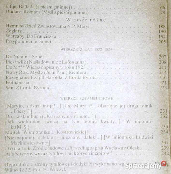 Wybór poezyj Tom 12 Adam Mickiewicz Chełm