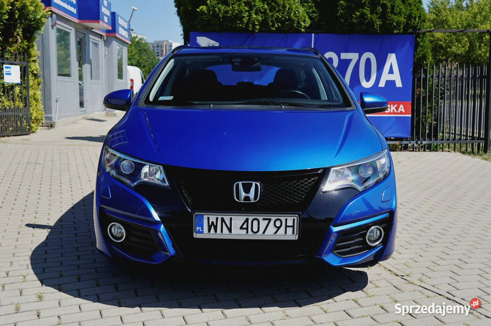 Honda Civic Tourer I rej 2016 LPG super stan podgrzewane fotele Warszawa