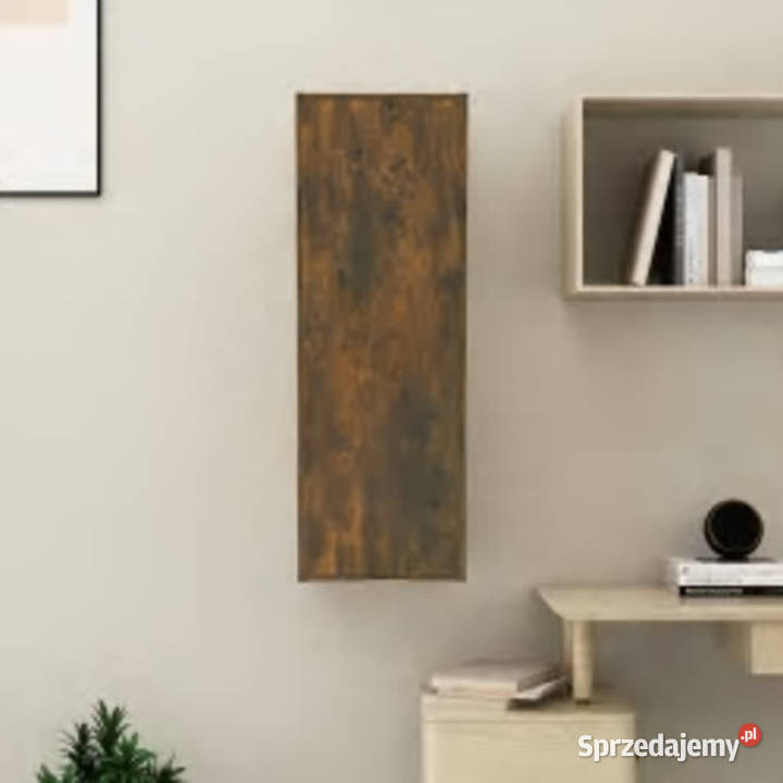 Szafka pod telewizor przydymiony dąb 305x30x90 mazowieckie Warszawa