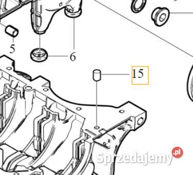 VOLVO kolek pin centrujacy blok silnika 16D OE Bielany Wrocławskie