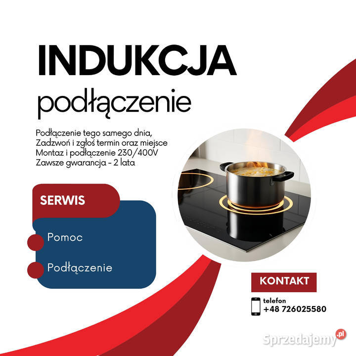 Podłączenie płyt indukcyjnych Jelenia Góra