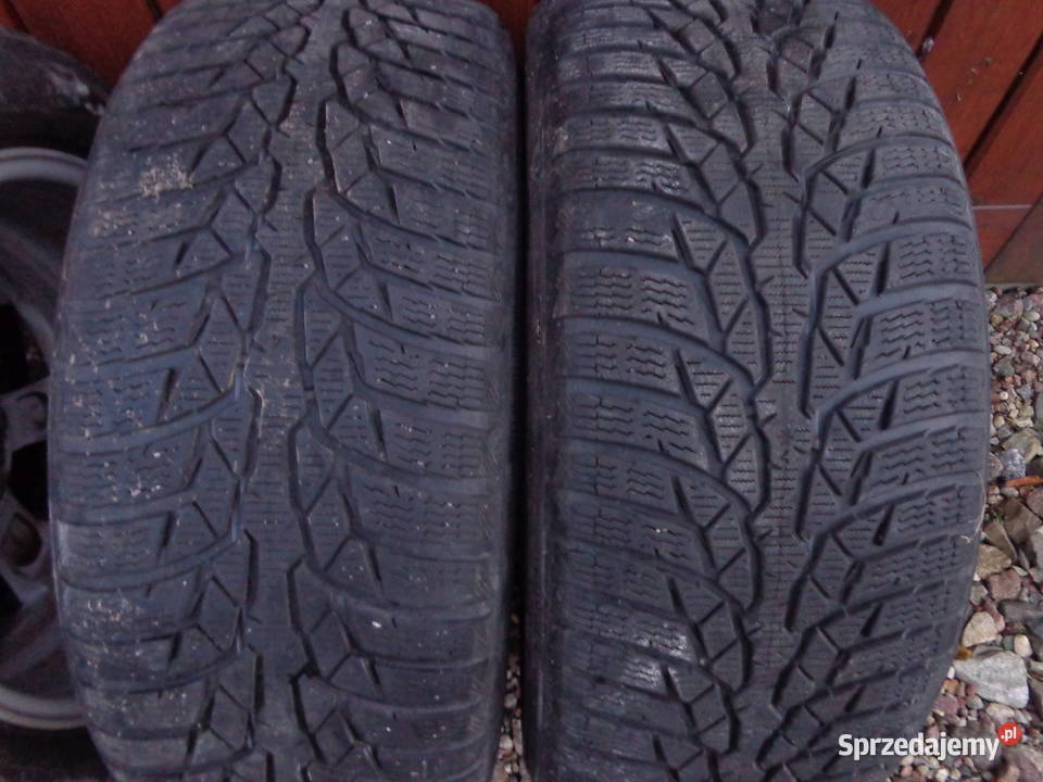 Felgi aluminiowe 5x108 z oponami zimowymi 21555 Ostróda