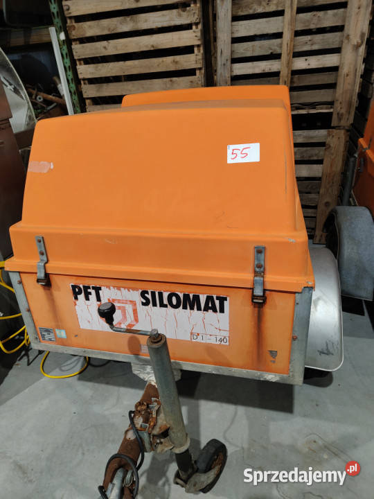 Pompa do transportu zapraw PFT Silomat D1140 na Rudno Dolne