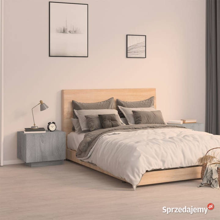 Szafka nocna szary dąb sonoma 100x35x40 Warszawa