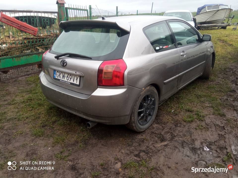 Toyota Corolla 18 b uszkodzony warmińsko-mazurskie Kętrzyn