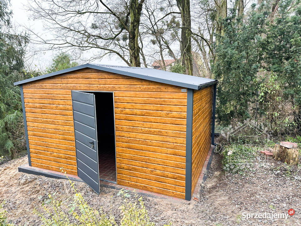 Domek Ogrodowy Schowek Garaż 4x3 Antracyt Morąg