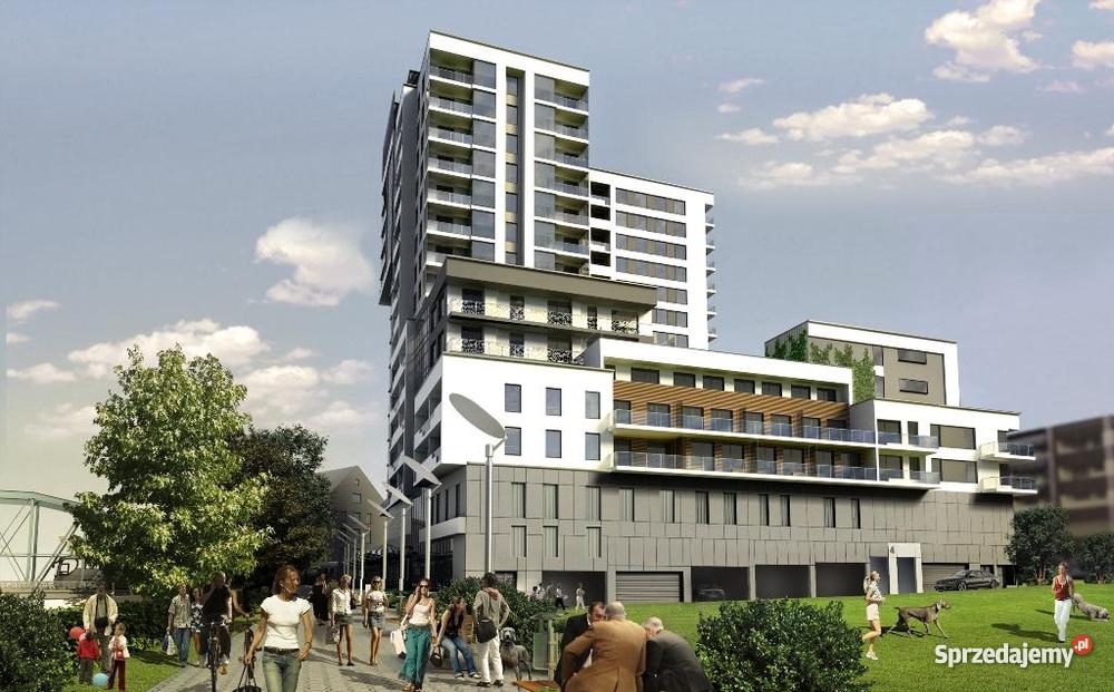 Na mieszkanie parking w Odra Tower taras Wrocław