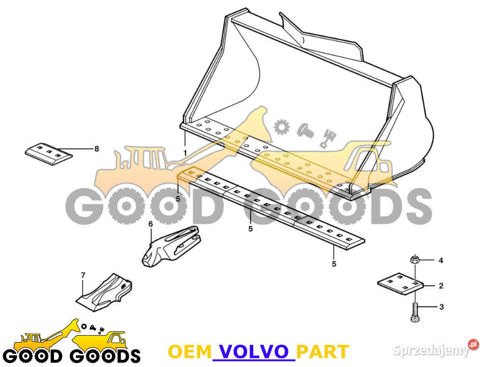 VOLVO LEMIESZ PŁYTA MIĘDZYZĘBNA 11111761 mazowieckie