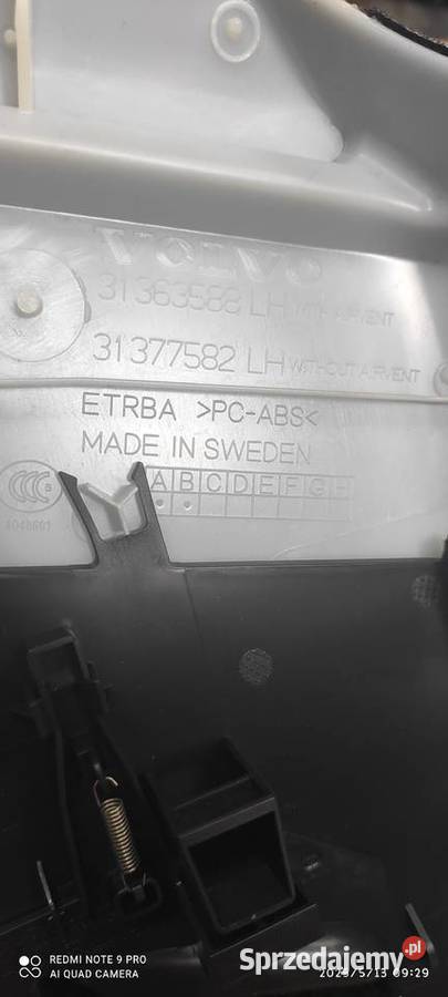 Osłona Słupka Tył Lewa VOLVO XC90 2 generacji Częstochowa
