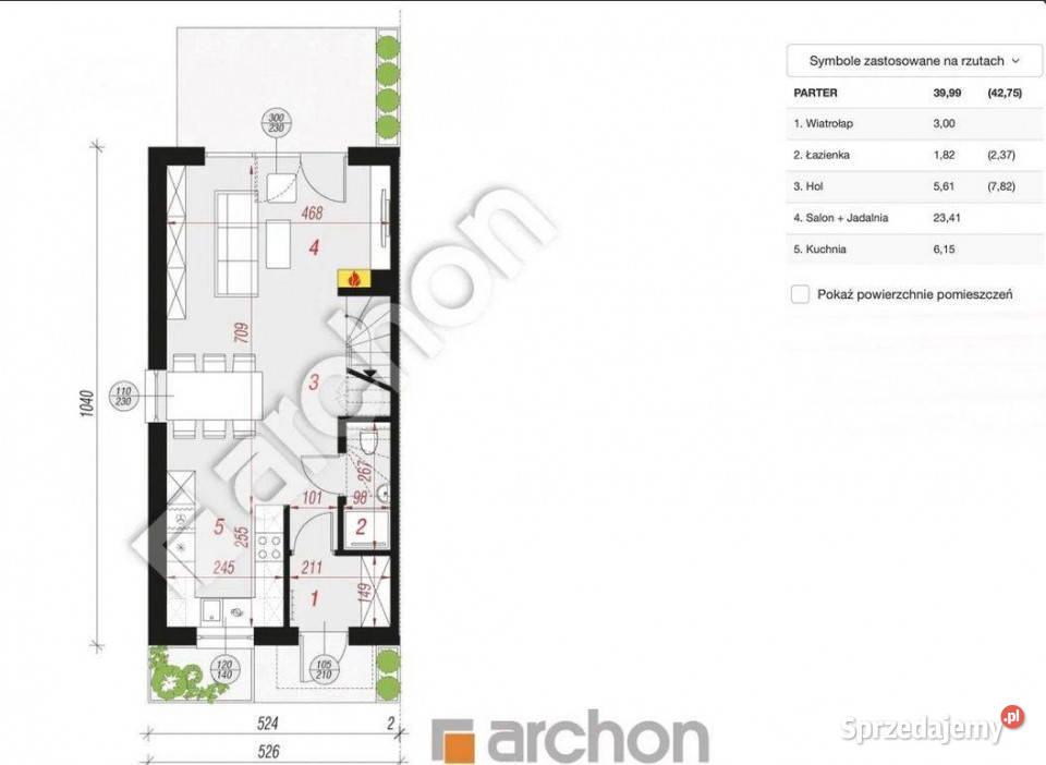 Dojazdów stan surowy zamkniety