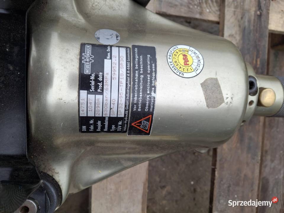 Zestaw narzędzi hydraulicznych WeberHydraulik