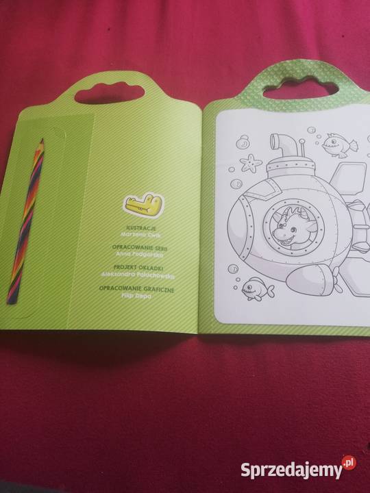 Nowa kolorowanka dzieci 3 lat miękka Łódź