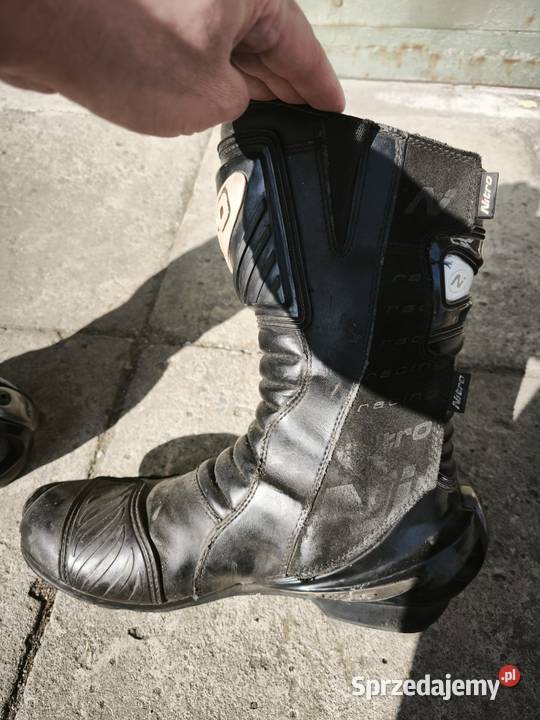 Buty motocyklowe Nitro rozmiar 44 stan średni Buty motocyklowe podkarpackie Tarnobrzeg sprzedam