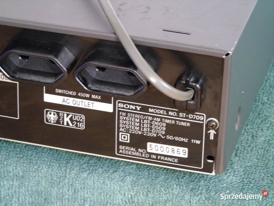 Tuner radiowy Sony STD709 sprawny WYSYŁKA Jasło