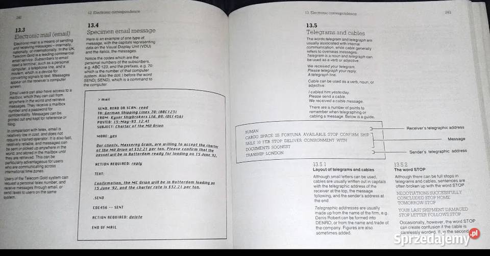 A Handbook of Commercial Correspondence A Ashley Rok wydania 1995 Pozostałe Chełm