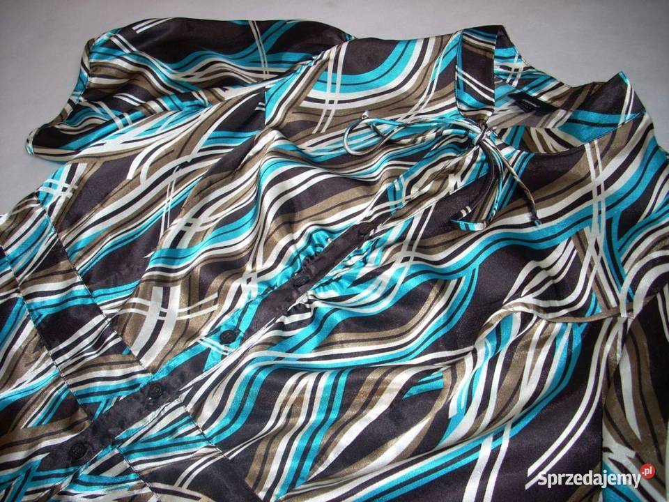 ELEGANCKA Koszula Stójka Bufki 44 46 j NOWA 48