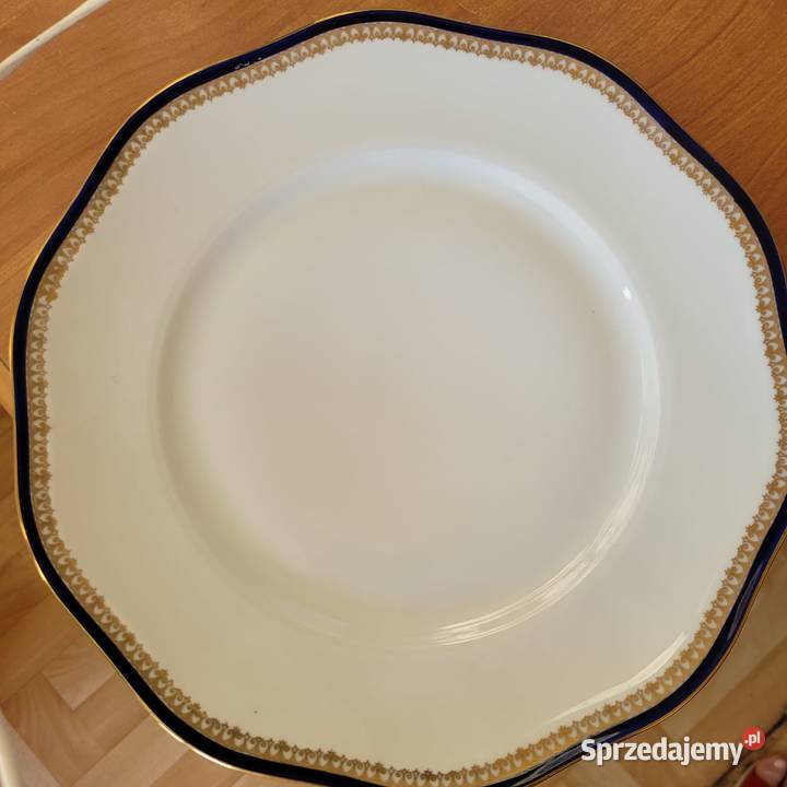 ozdobny talerz porcelana Czechosłowacja