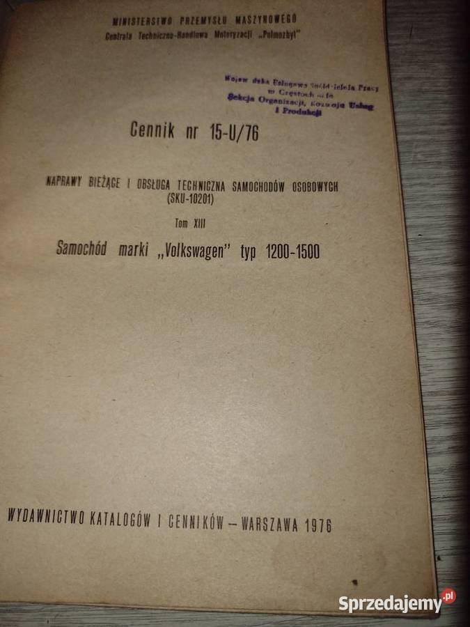 Katalogi czesci zamiennych napraw do samochodow sprzedam