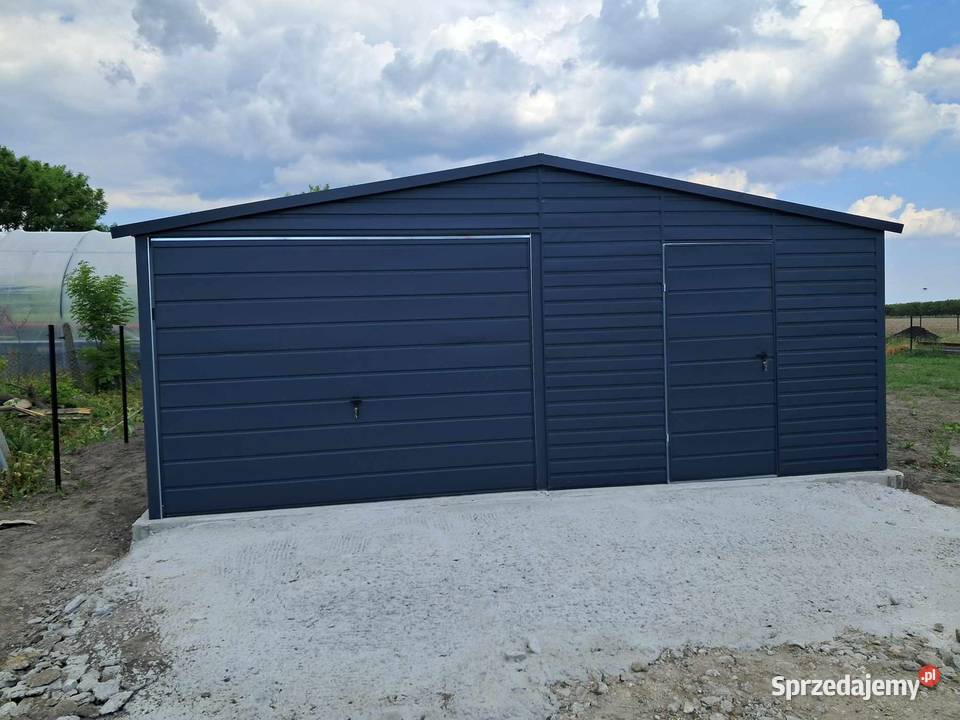 Garaż blaszany 6x6 Wzmocniony PROFILAMI mazowieckie Mińsk Mazowiecki