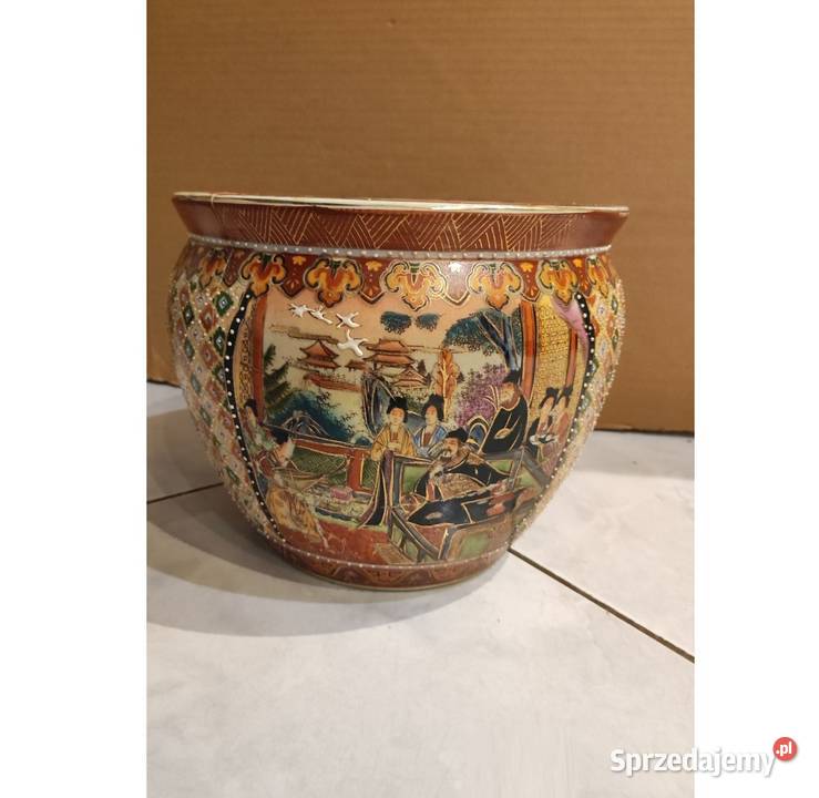 misa waza wazon osłonka donica chińska porcelana Kielce