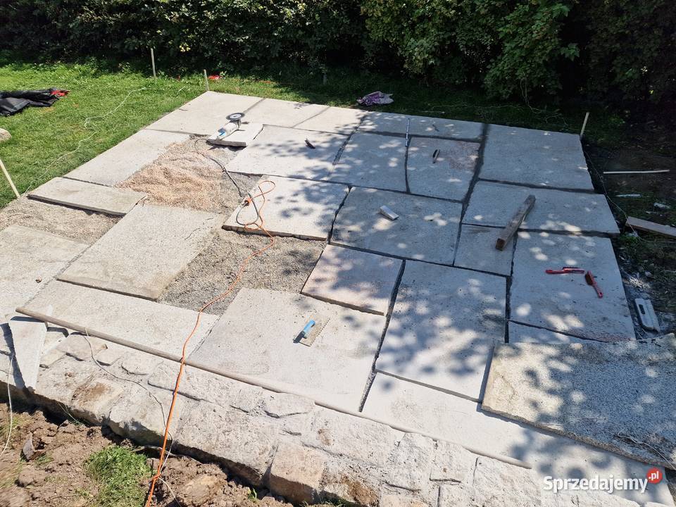 Płyty granitowe nieregularne płomieniowane sprzedam