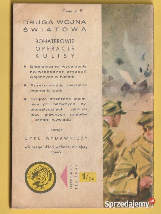 ŻÓŁTY TYGRYS SALWĄ OGNIA 1974 Łódź