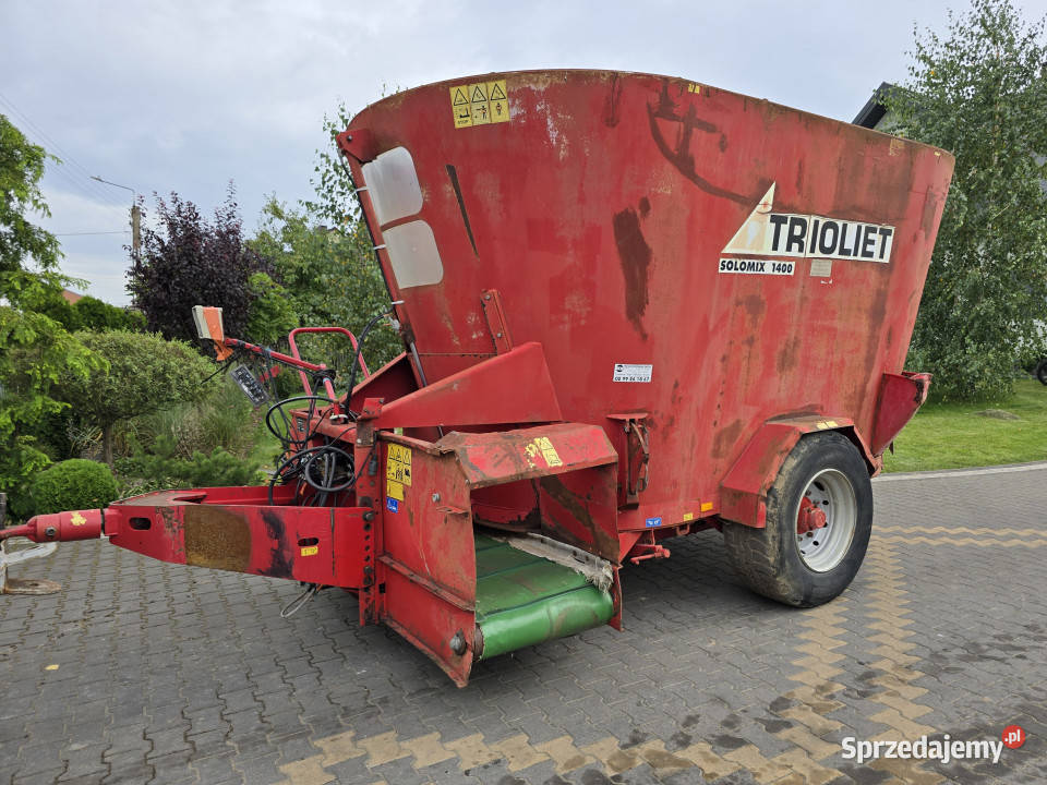Wóz paszowy TRIOLIET SOLOMIX 1400 SM14 VL2 14 m3 Trioliet podlaskie Baliki