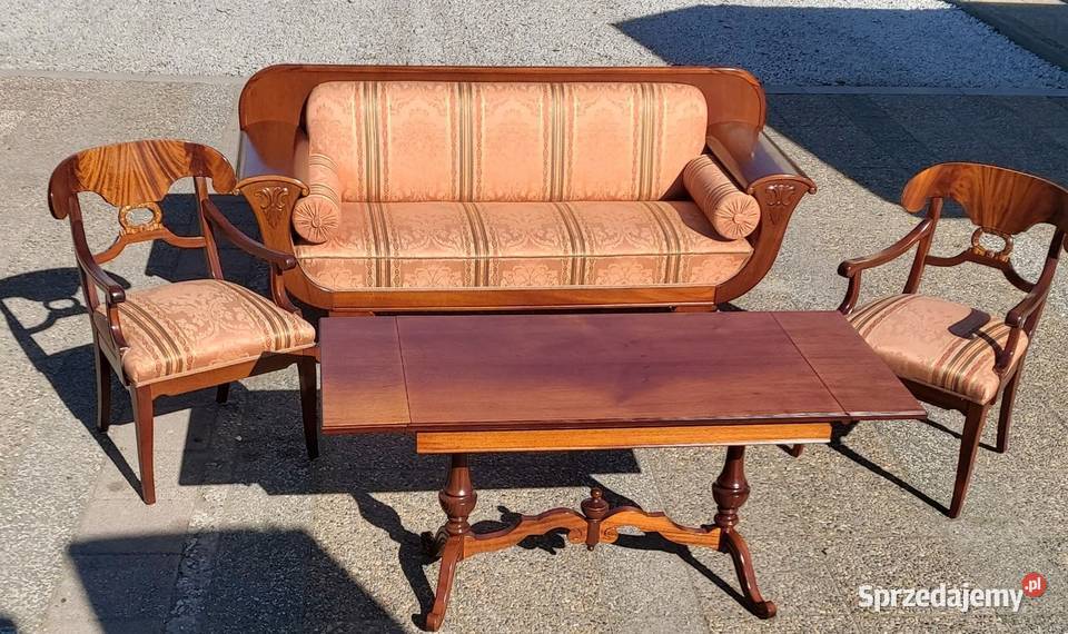 Zestaw do salonu Biedermeier Ostrów Wielkopolski