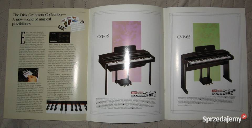 Yamaha Clavinova CVP75655535 catalog katalog pomorskie Kępice sprzedam