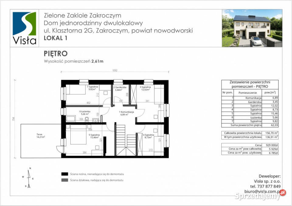 Zielone Zakole Zakroczym Energooszczędny dom Domy mazowieckie