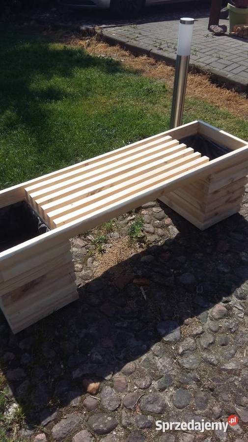 Ławka ogrodowa drewniana Skrzynie ogrodowe Wrocław