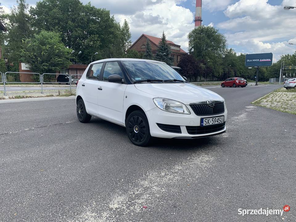 Skoda Fabia II - mały przebieg, ekonomiczna, miejska, biała diesel