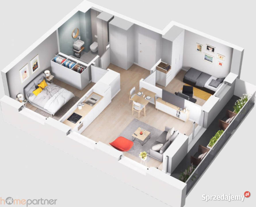 Mieszkanie 497m2 3 pokoje Wrocław