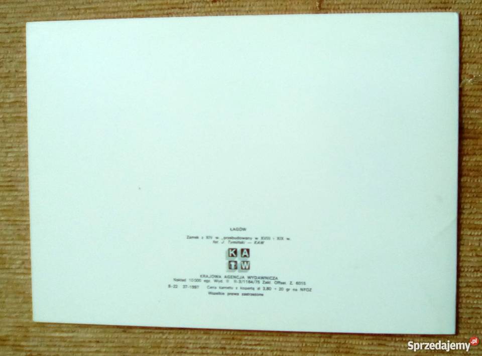 ŁAGÓW WIDOK NA ZAMEK Z XIV WIEKU PRZEBUDOWANY W Piszczac