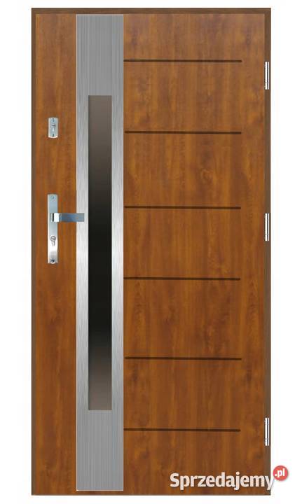 Drzwi wejściowe GADOT 72 mm SI22T CP PIANA PU 90 mazowieckie Ciemniewo