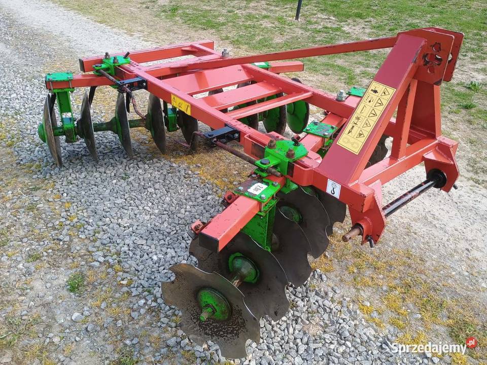 Brona talerzowa 2x9 Grass Rol 2 m Stan Idealny nieuszkodzony Rolnictwo sprzedam
