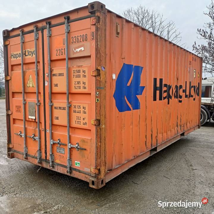 Kontener morski magazynowy 20DV 6 M transport Radom