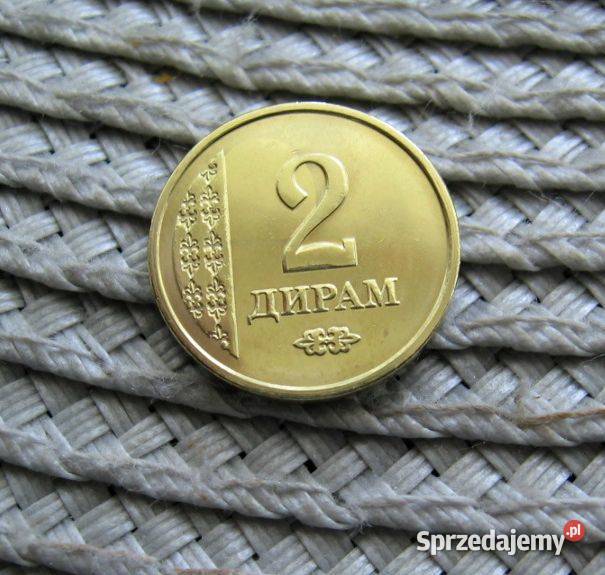 Tadżykistan 2 Diramy 2011r Ładna Numizmatyka Kalisz sprzedam