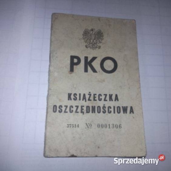Książeczka PKOrelikt PRLu podkarpackie Krosno