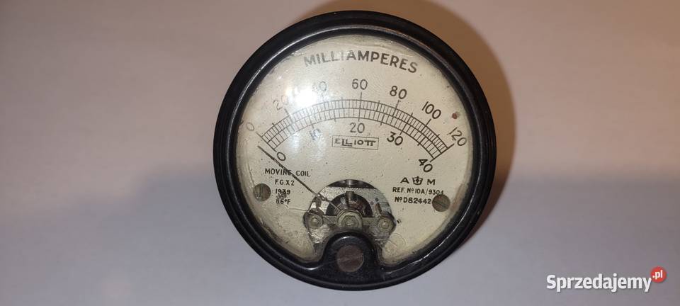 EILIOTT VINTAGE MILIAMPEROMIERZ PRODUKCJA Poznań