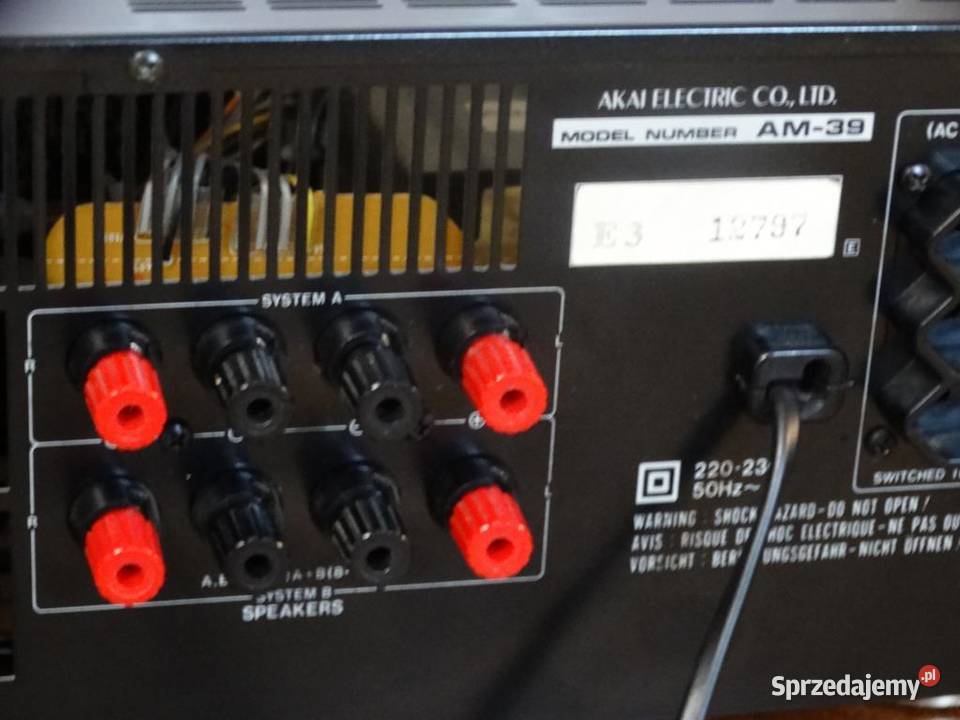 Wzmacniacz Akai AM39 sprawny i mocny WYSYŁKA Jasło