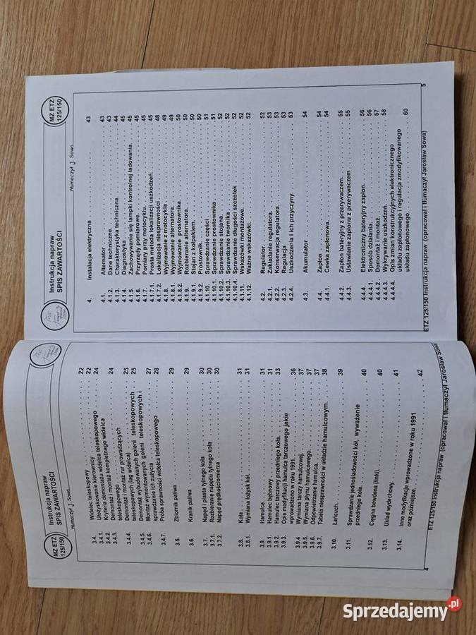 Mz etz instrukcja wielkopolskie Paczkowo sprzedam