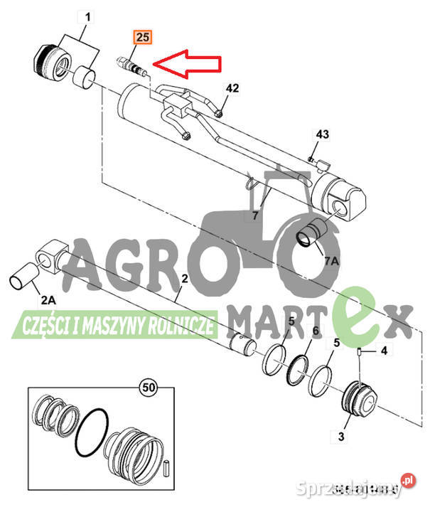 25221265 ZAWÓR PRZECIĄŻENIOWY M24 JCB