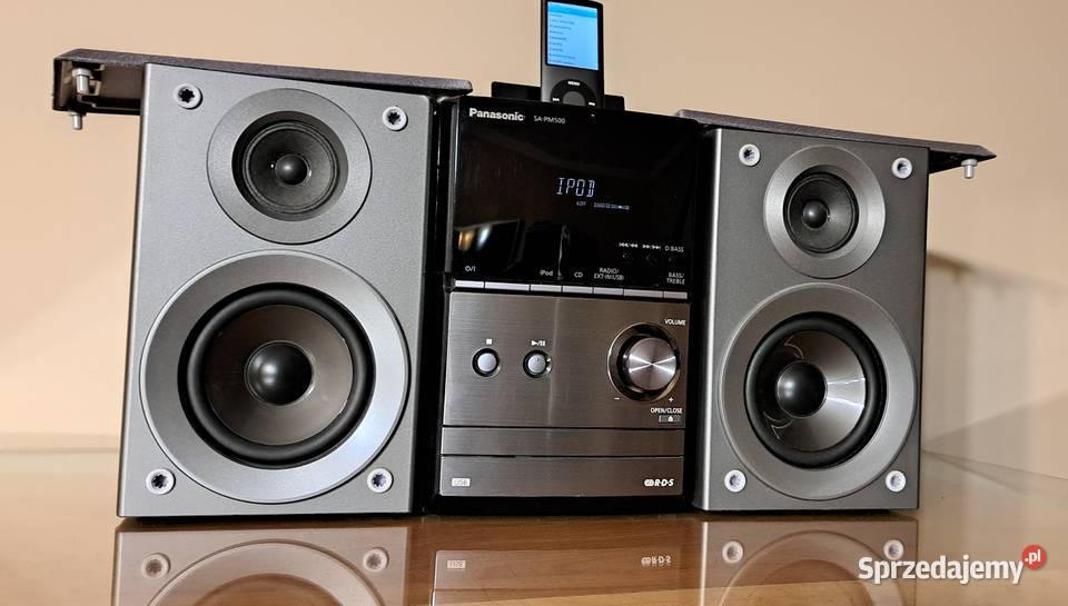 Panasonic SAPM500 iPodUSBCDMP3RDS pilot Wieże i miniwieże Krotoszyn